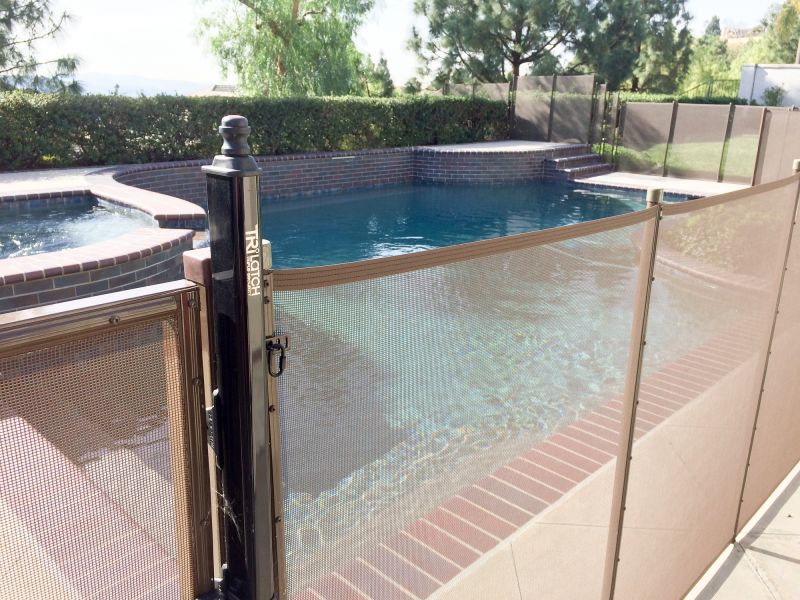 Mesh Pool Safety Fence in Scottsdale